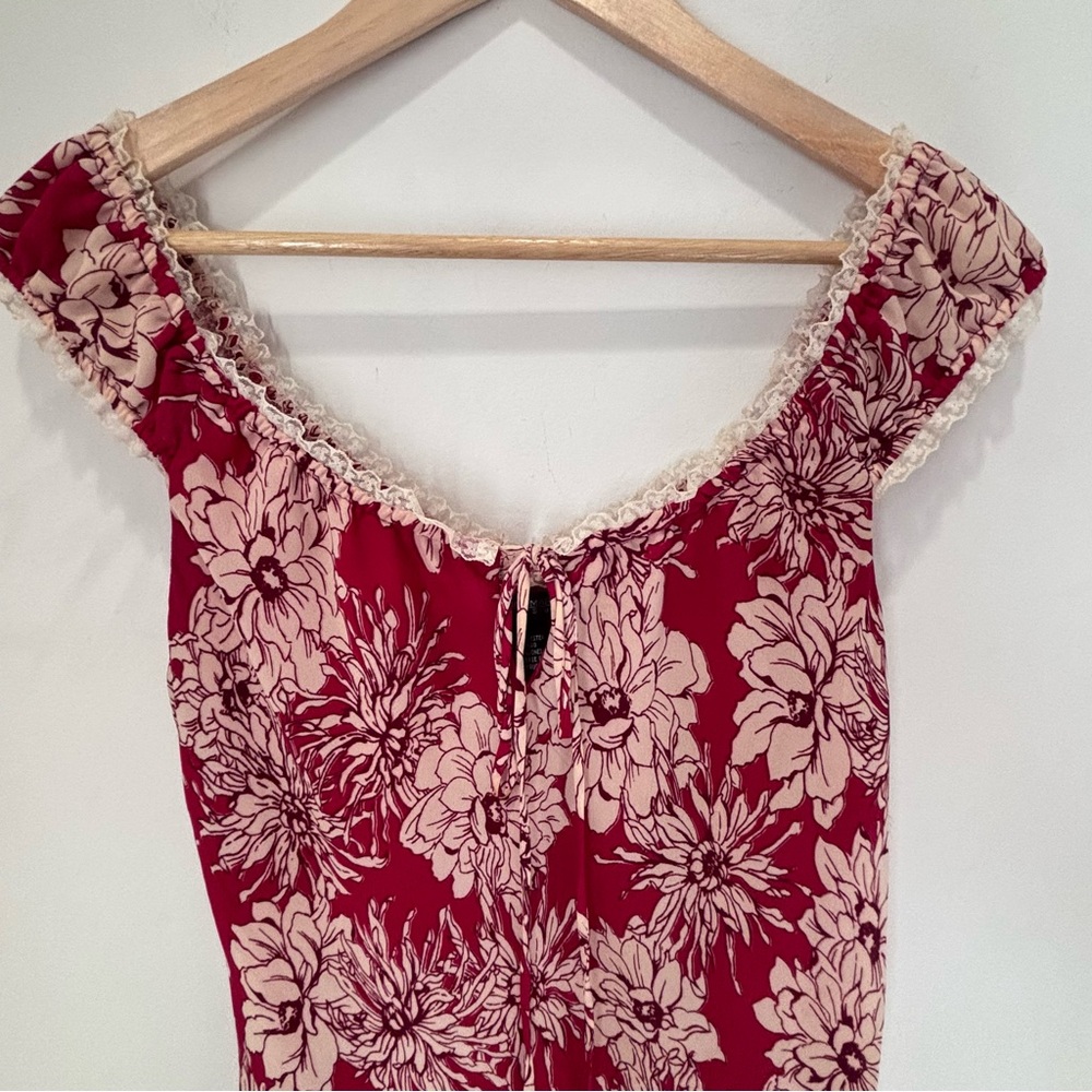Jonathan Martin Vintage Lace Trim Romantic Fairy Y2K Dress Size 6 *C3 - Picture 8 of 16
